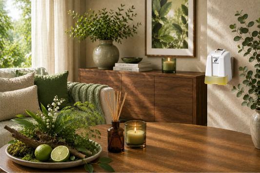 CKO huisparfum – frisse groene thee met bloemen, amber en sandelhout